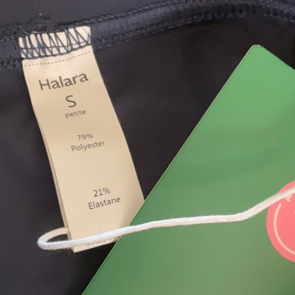 Halara High Waisted Faux Buttons Pockets Straight Leg Pants Navy - Picture 5 of 7